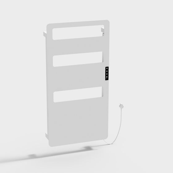 Minimalist Wall Heater 3D model for Modern Spaces