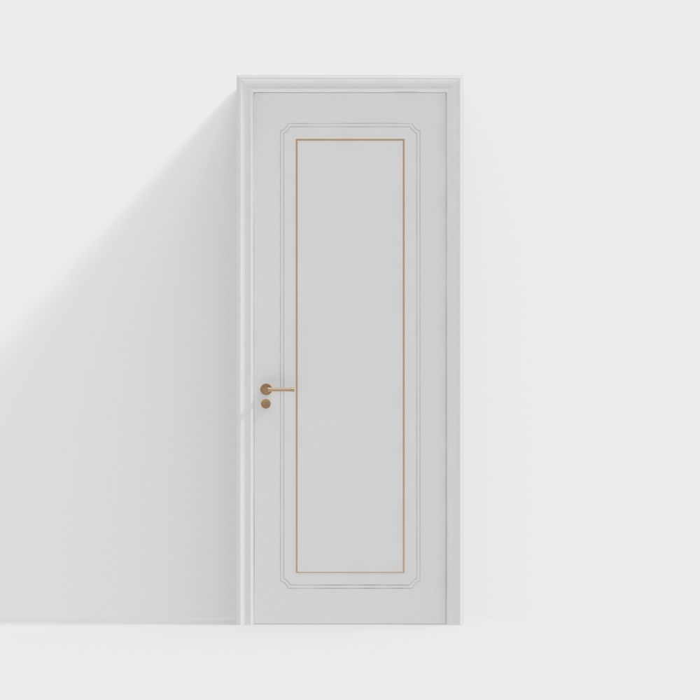 Modern European-style door 03
