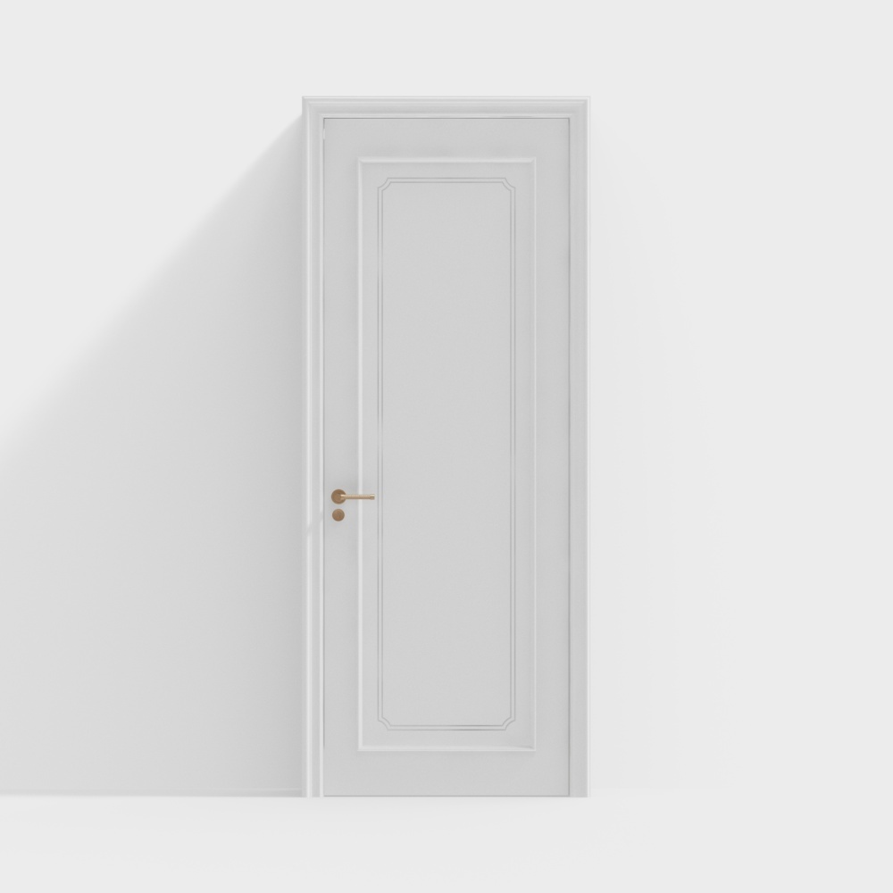 Modern European-style door 02
