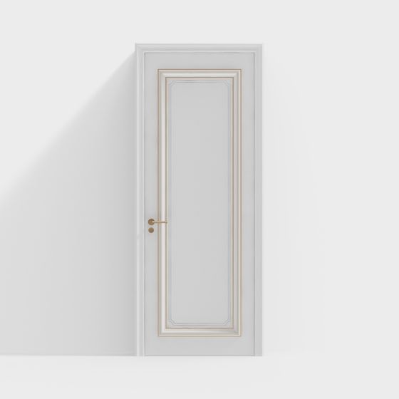 Sophisticated Classical 3D Door Model for Stylish Interiors