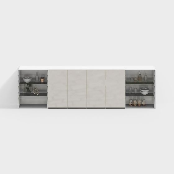 Urban Storage Console 3D model for Creative Spaces