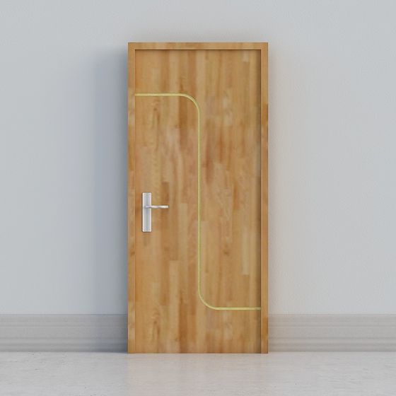 Minimalist Door 3D model