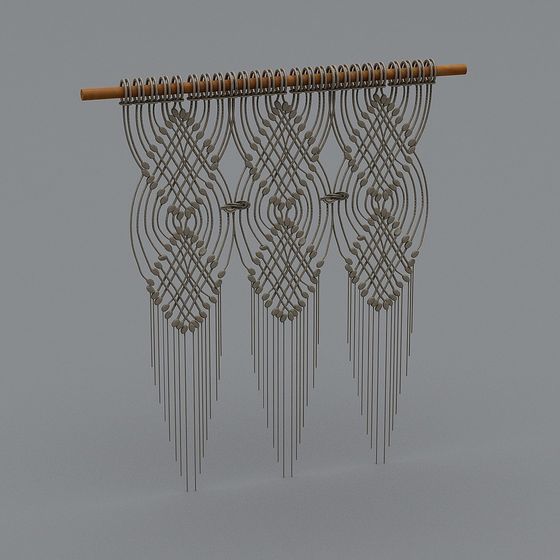Macrame Wall Hanging 3D model