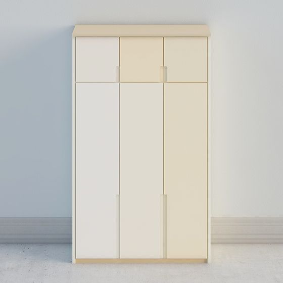 Minimalist Wardrobe 3D Model