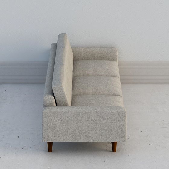 Contemporary Sofa 3D model for Design Projects