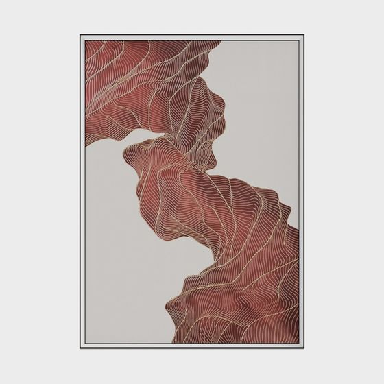 Stylish Abstract Wave 3D Model for Creative Projects