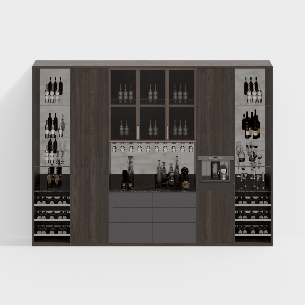 Light luxury sideboard 02