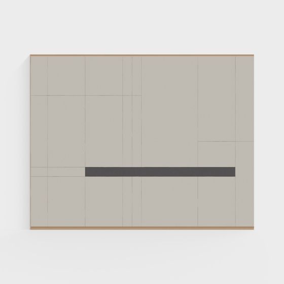 Urban Grid Minimalist 3D Model for Design Projects