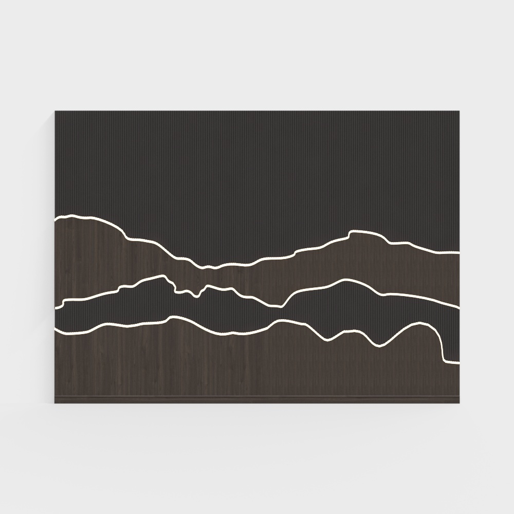 Pared de fondo contemporánea