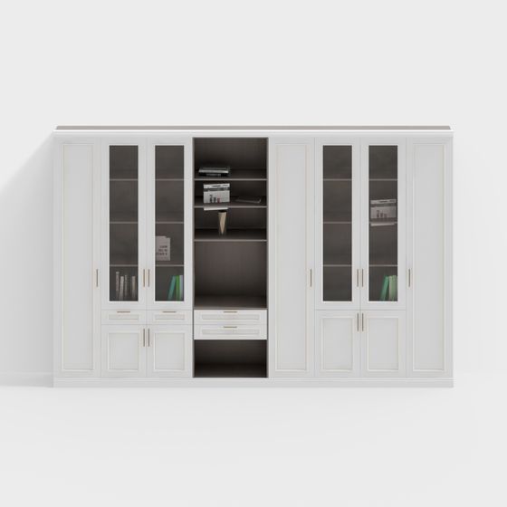 Urban Elegance Bookshelf 3D model