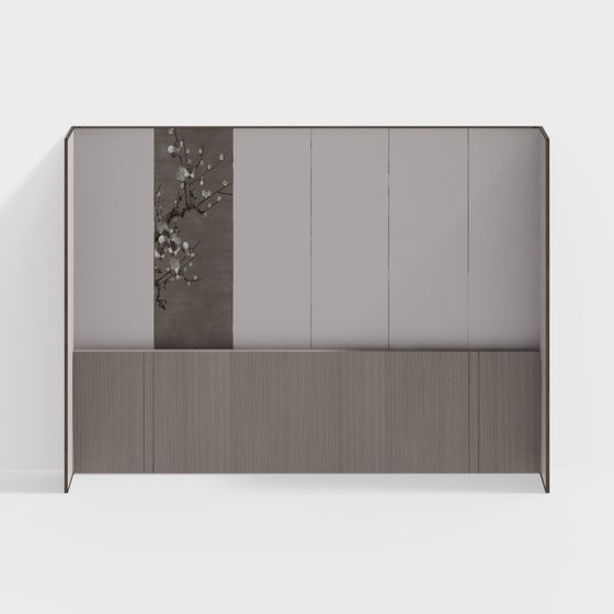 Stunning Cherry Blossom Screen 3D model