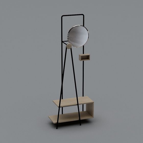 Modern Minimalist Mirror Stand 3D model