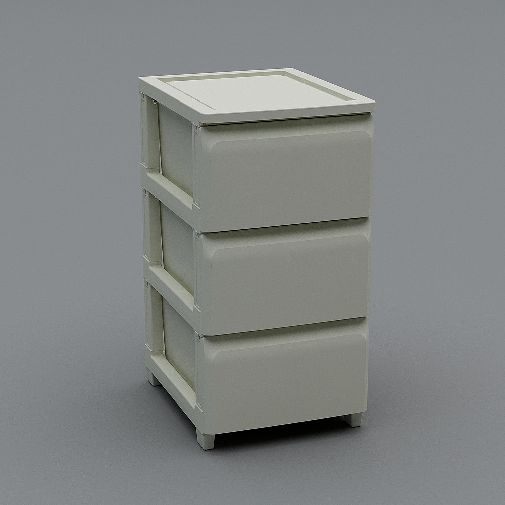 組裝式三層抽屜櫃 35