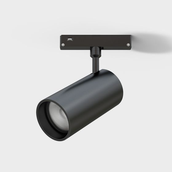 Sleek Track Light 3D model for Modern Spaces