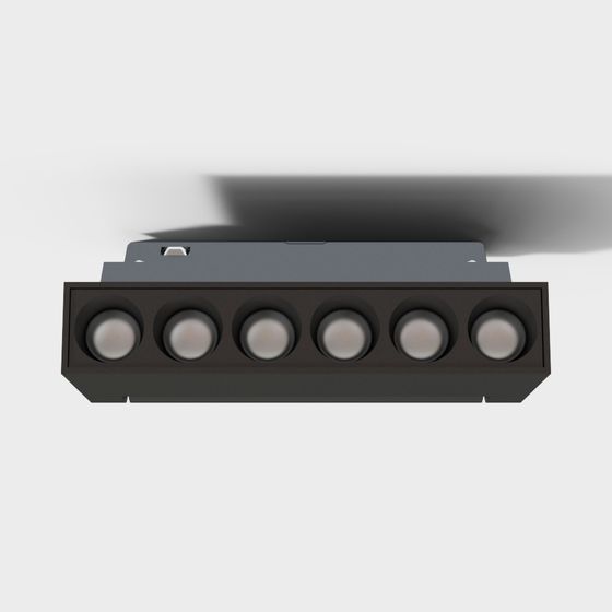 Sleek LED Light Strip 3D model for Modern Spaces