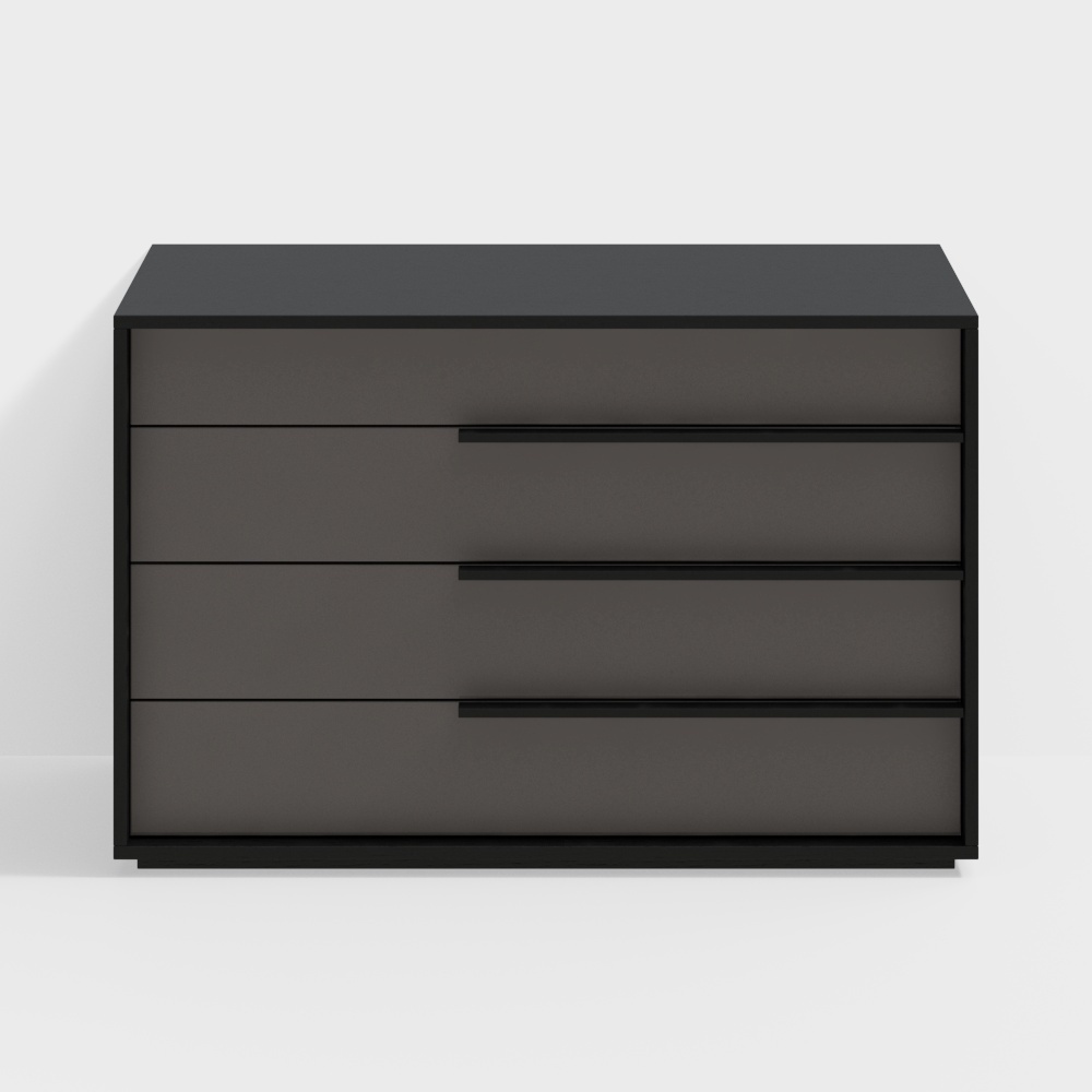 City Window Nightstand 3D model