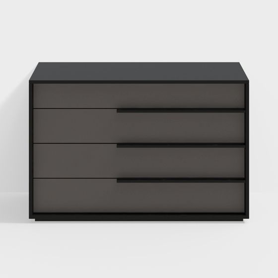 City Window Nightstand 3D model