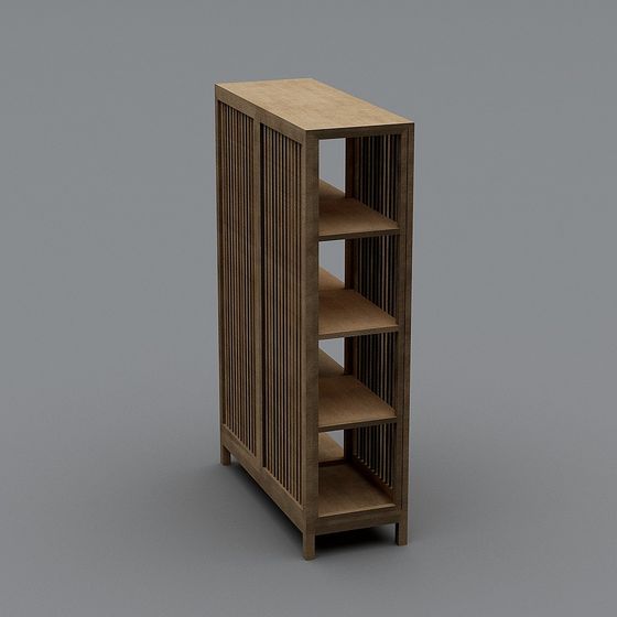 Urban Elegance Bookshelf 3D model