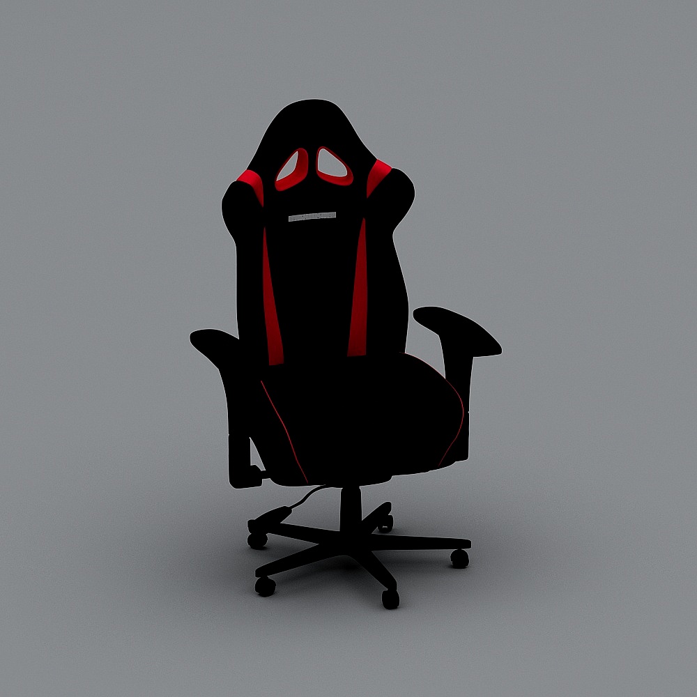 Ghost Chair Low Polygon 3D model