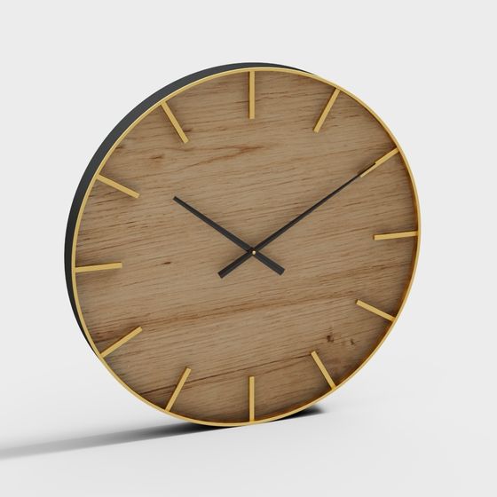 43343 WD MTL 壁時計 24"D