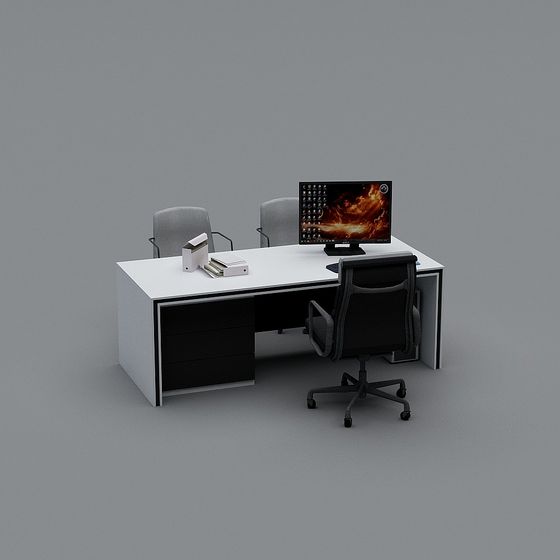 Urban Workspace 3D model for Modern Offices