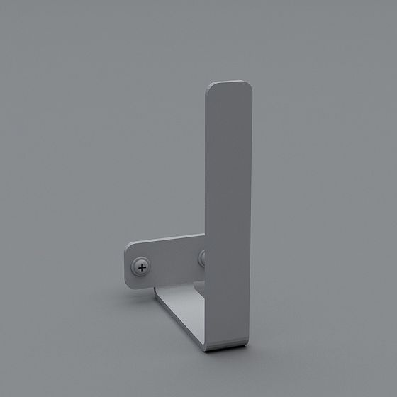Minimalist Metal Support 3D model for Modern Design