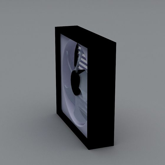 Futuristic Technology Monitor 3D model