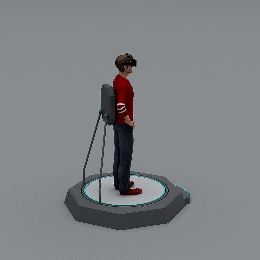 VR Explorer 3D Model for Immersive Adventures