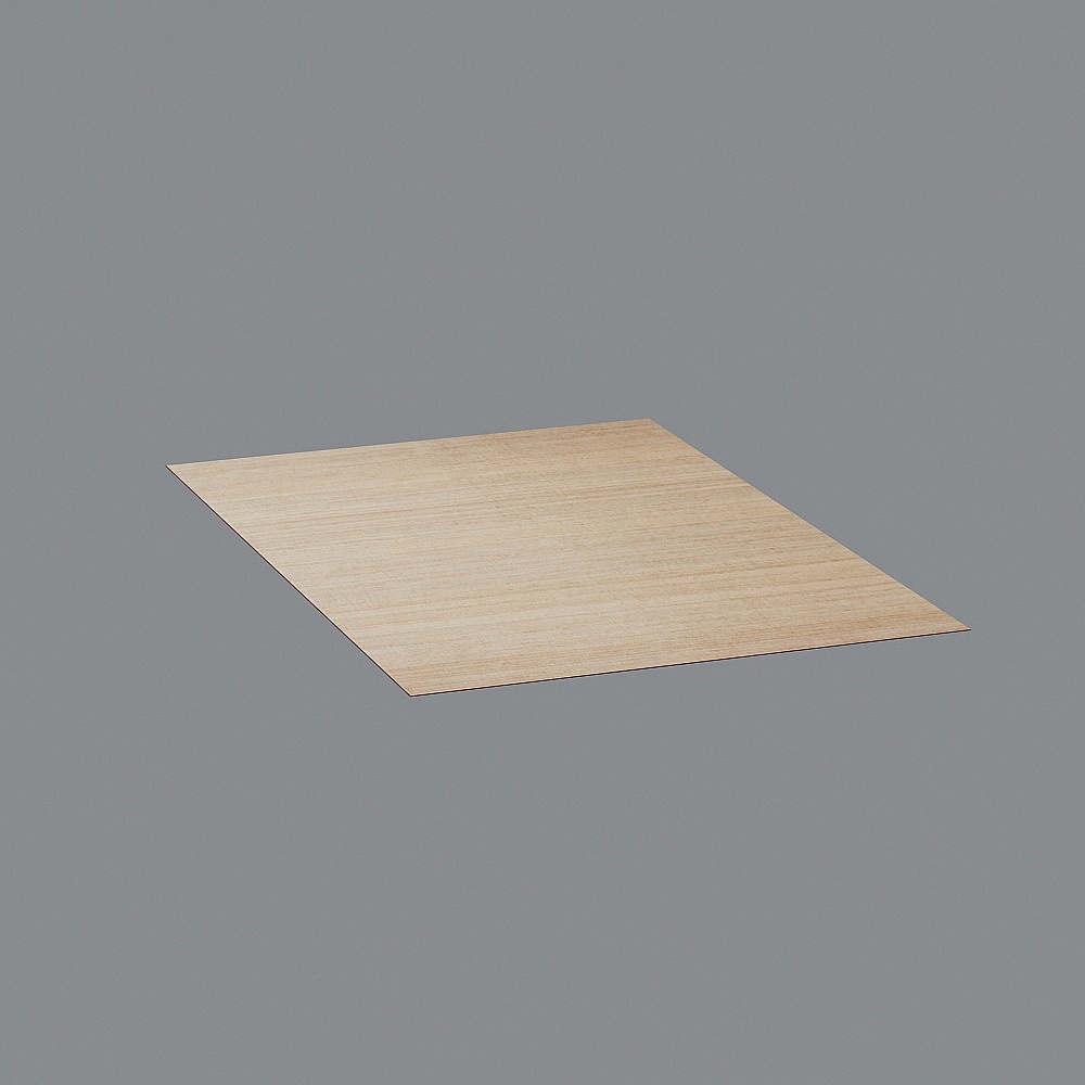 Stylish Low-Poly Wooden Floor 3D Model