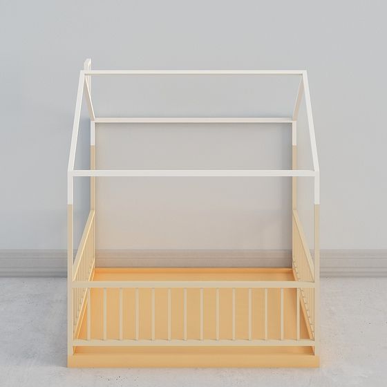 Fairy Tale Cottage Bookshelf 3D model