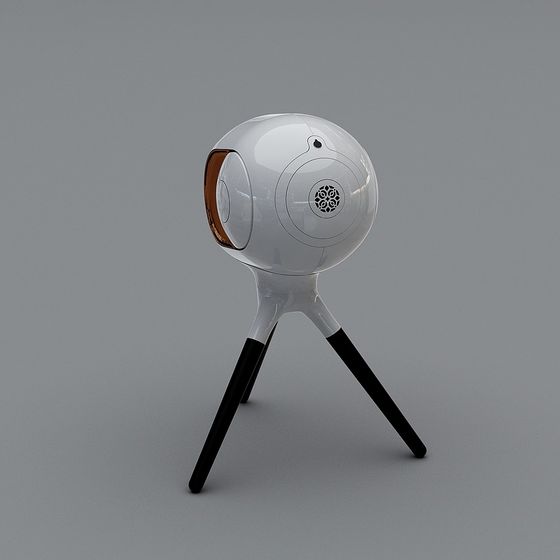 SphereBot 3D model - Futuristic Intelligent Robot