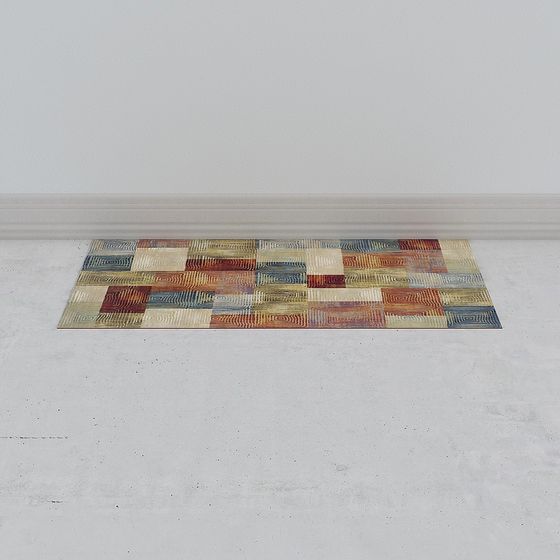 Abstract Puzzle Carpet 3D model
