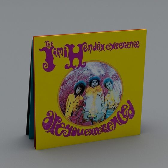 Are You Experienced Album Cover 3D model