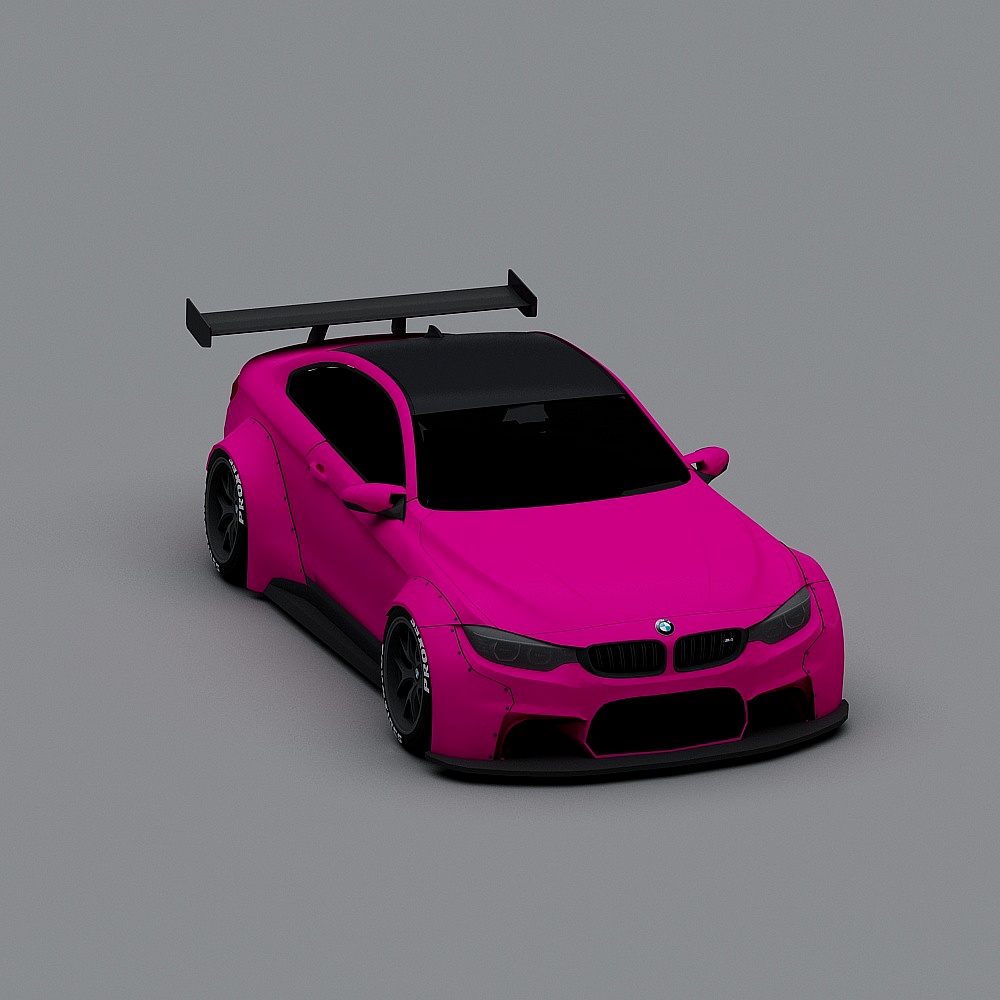 Neon Racer 3D model