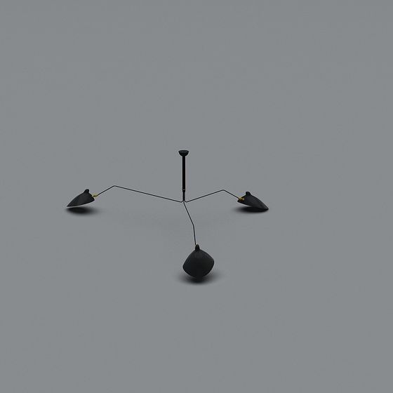 Serge+Mouille+-+โคมไฟเพดาน 3 ขา