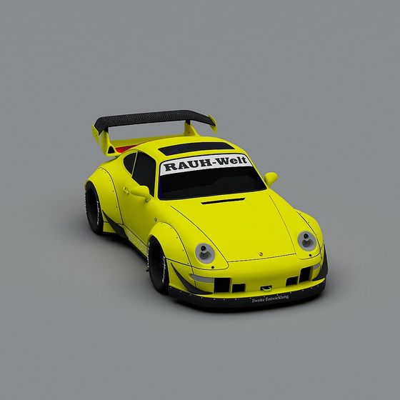 Vibrant RWB 911 3D model