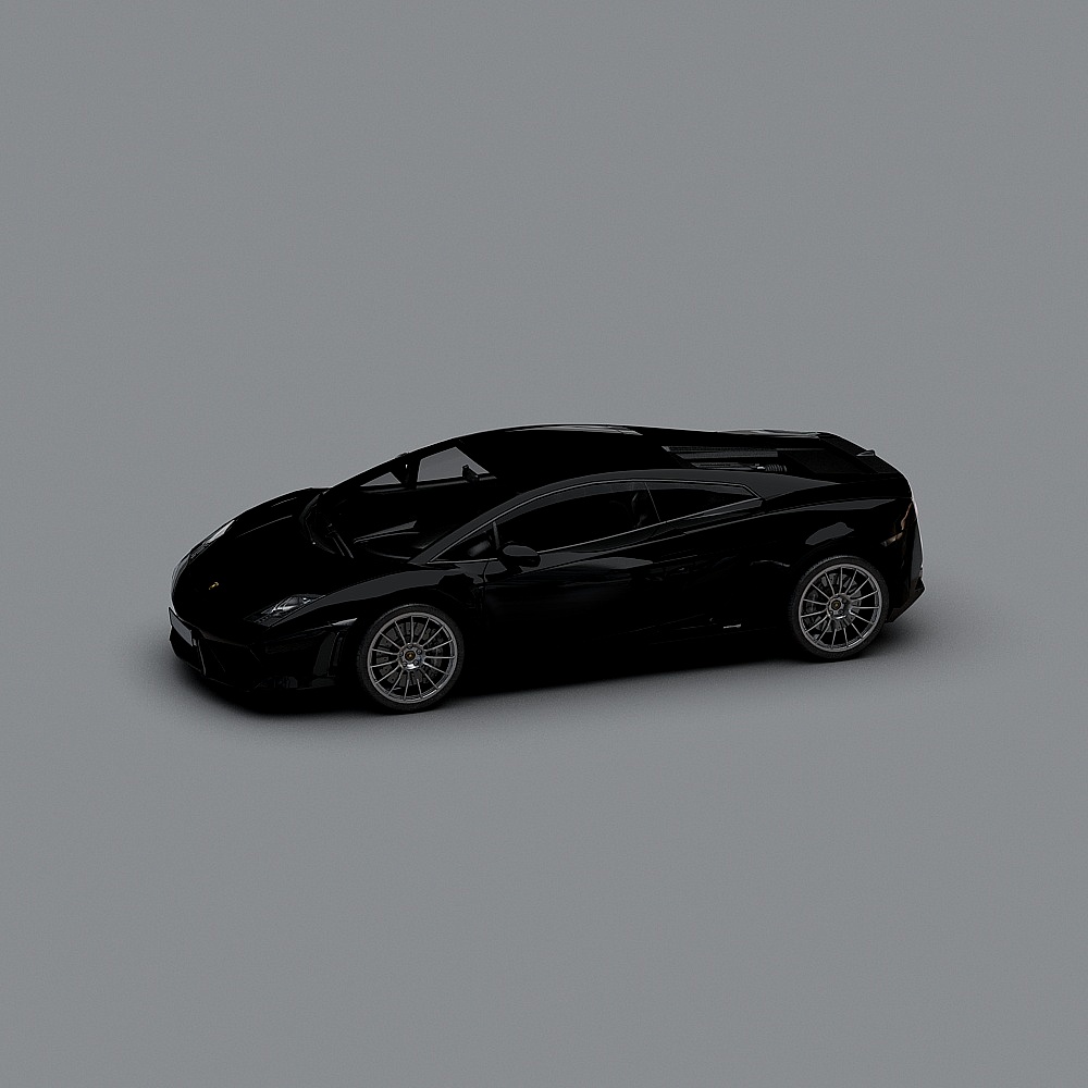 Sleek Lamborghini Sports Car 3D model