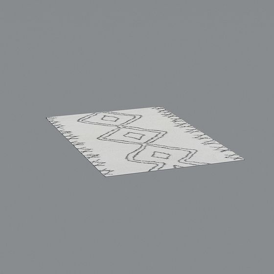 Abstract Geometric Carpet 3D model