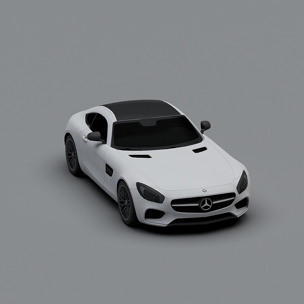 Elegant Mercedes AMG GT 3D model