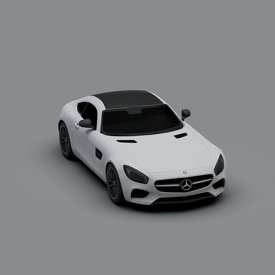 Elegant Mercedes AMG GT 3D model