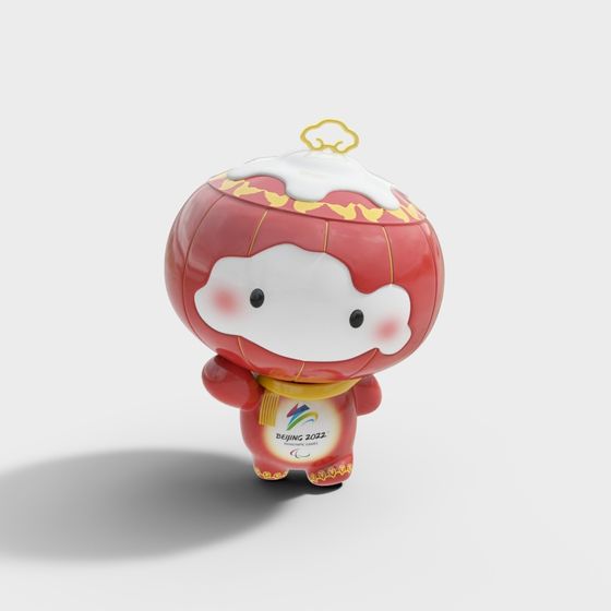 Beijing 2022 Winter Paralympics Mascot 3D model