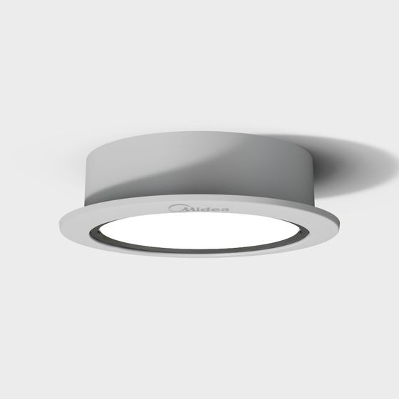 Midea Ceiling Light 3D model for Modern Spaces