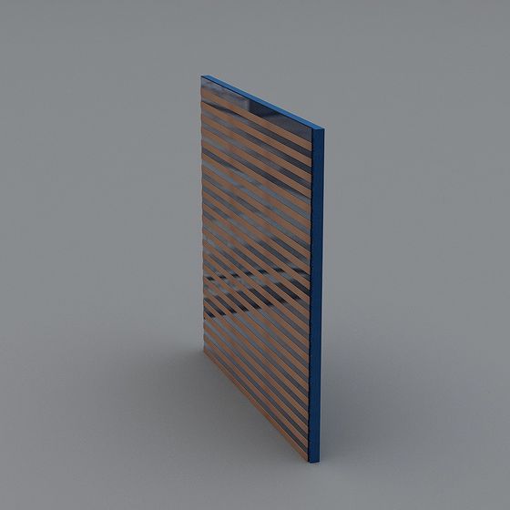 Diagonal Lattice Panel 3D model