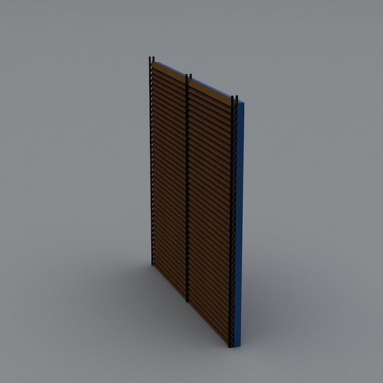 Wooden Louver 3D model