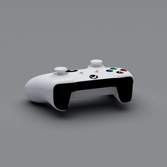 Minimalist Modern Game Controller 3D model