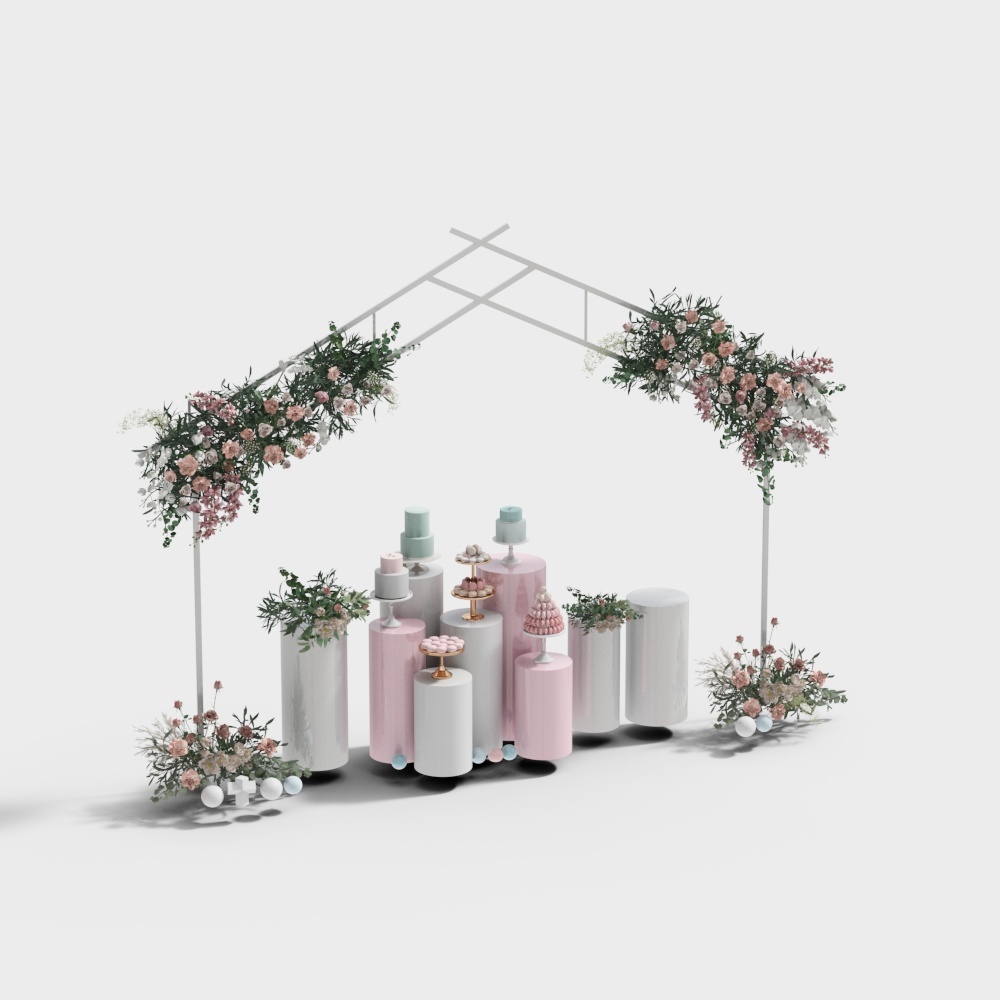 Modern wedding décor