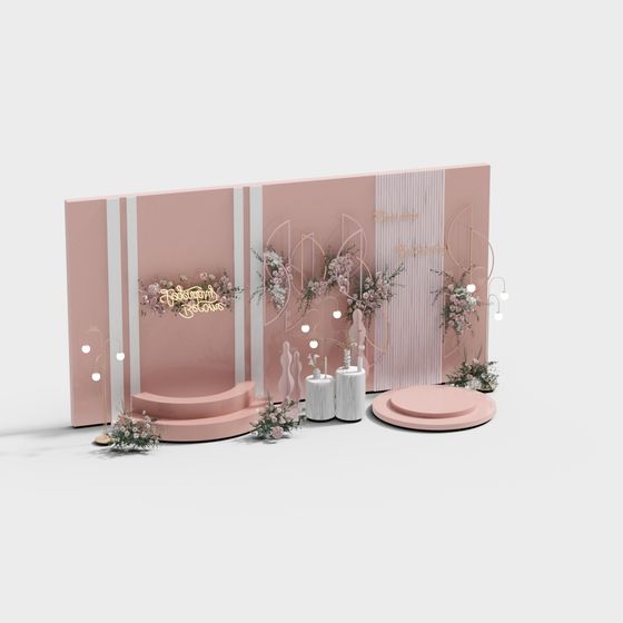 Romantic Pink Dream 3D model
