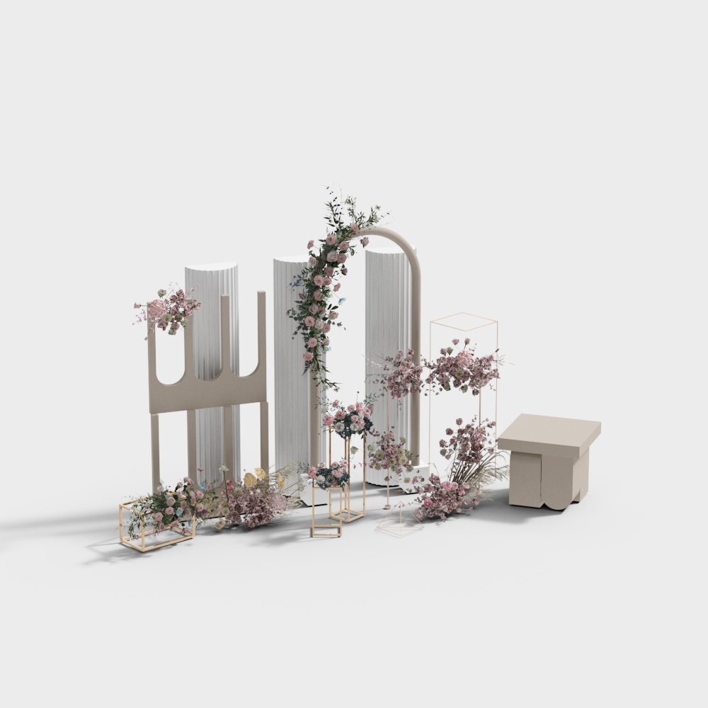 Modern floral beauty