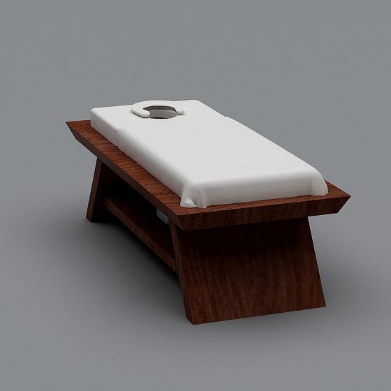 Stylish Massage Bed 3D model for Modern Spaces