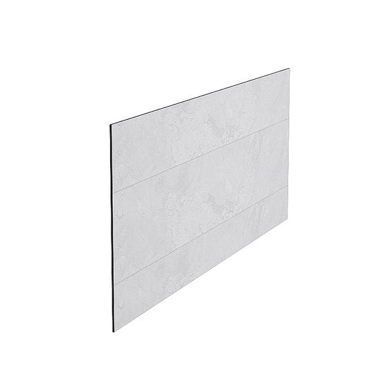 Black Straight Skirting Line 3D Model